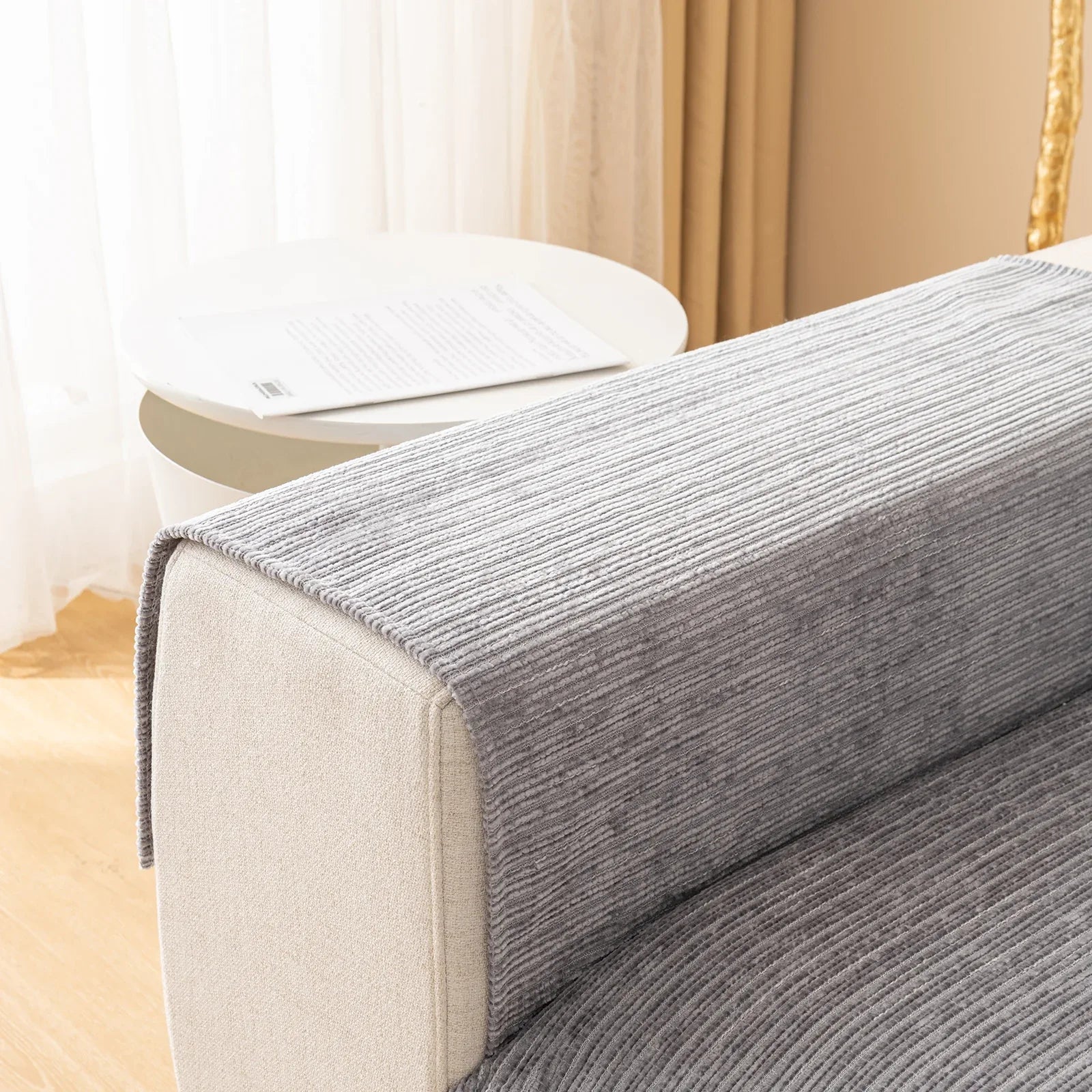 Boru Wollen Anti Slip (Relax & Chill) Sokken Met Omslag Geel | Nu 61