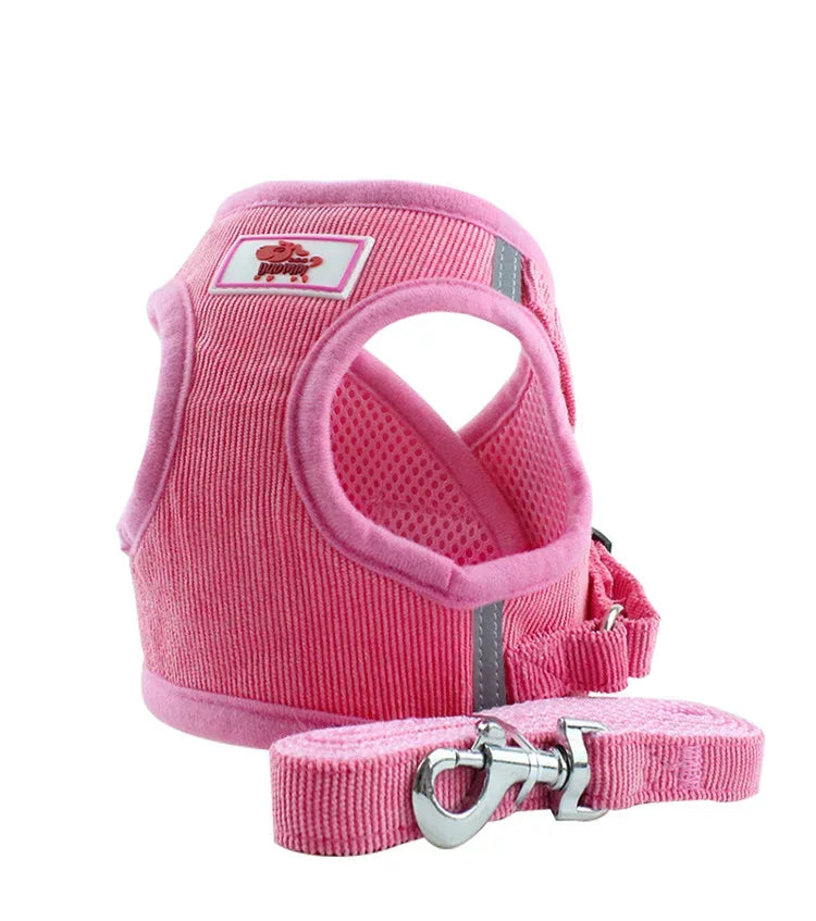 Corduroy Ademend Honden Tuig Reflecterend Ergonomisch - Ruffy