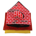 Gezellig huisdierhuis met schattig schoorsteenontwerp Zacht polyester, lichtgewicht en wasbaar - Ruffy