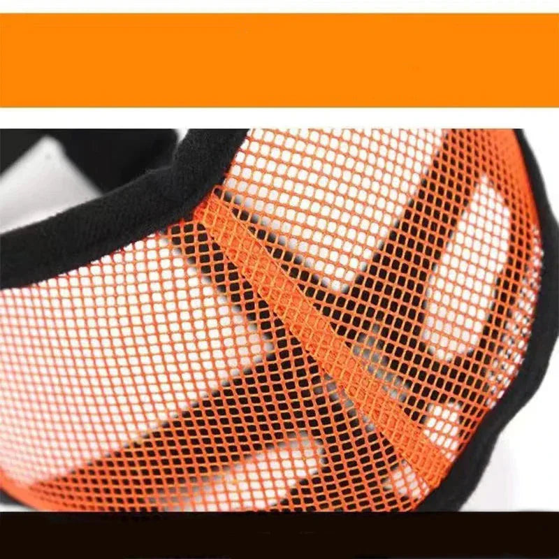 Verstelbare nylon snuit voor honden met platte snuit. Comfortabel ademend ontwerp voor veiligheid en training - Ruffy