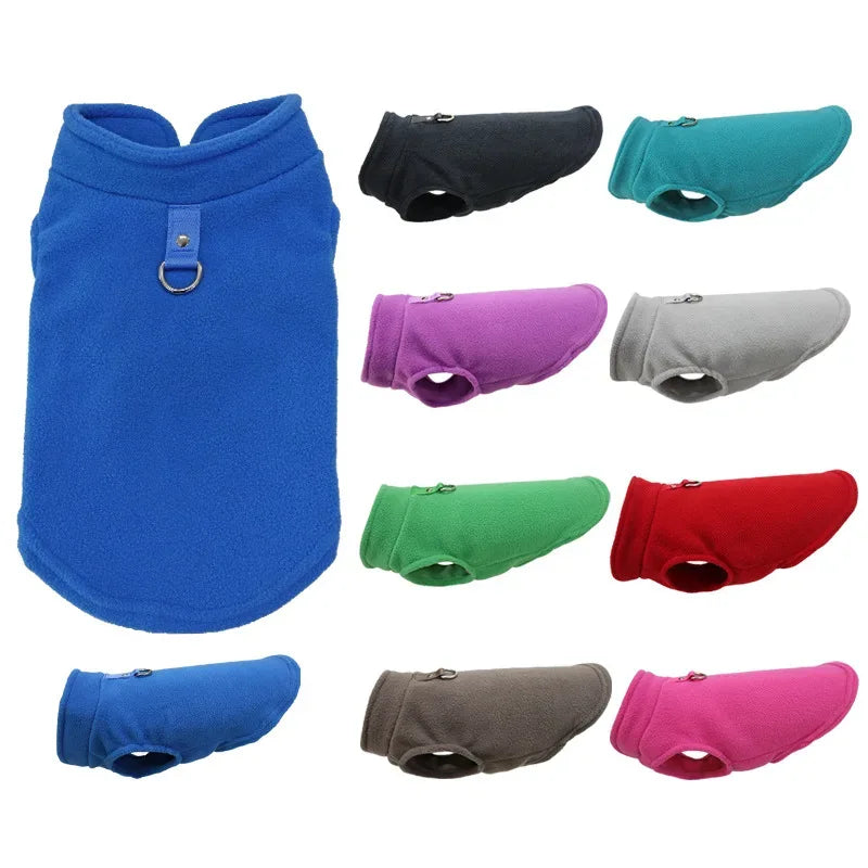 D-Ring Warme Fleece Hondenkleding - Ruffy