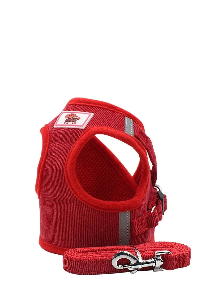 Corduroy Ademend Honden Tuig Reflecterend Ergonomisch - Ruffy