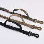 Militaire Tactische Hondenriem met Verstelbare Lengte en Comfortabele Grip Duurzaam Nylon met Metalen Haak - Ruffy