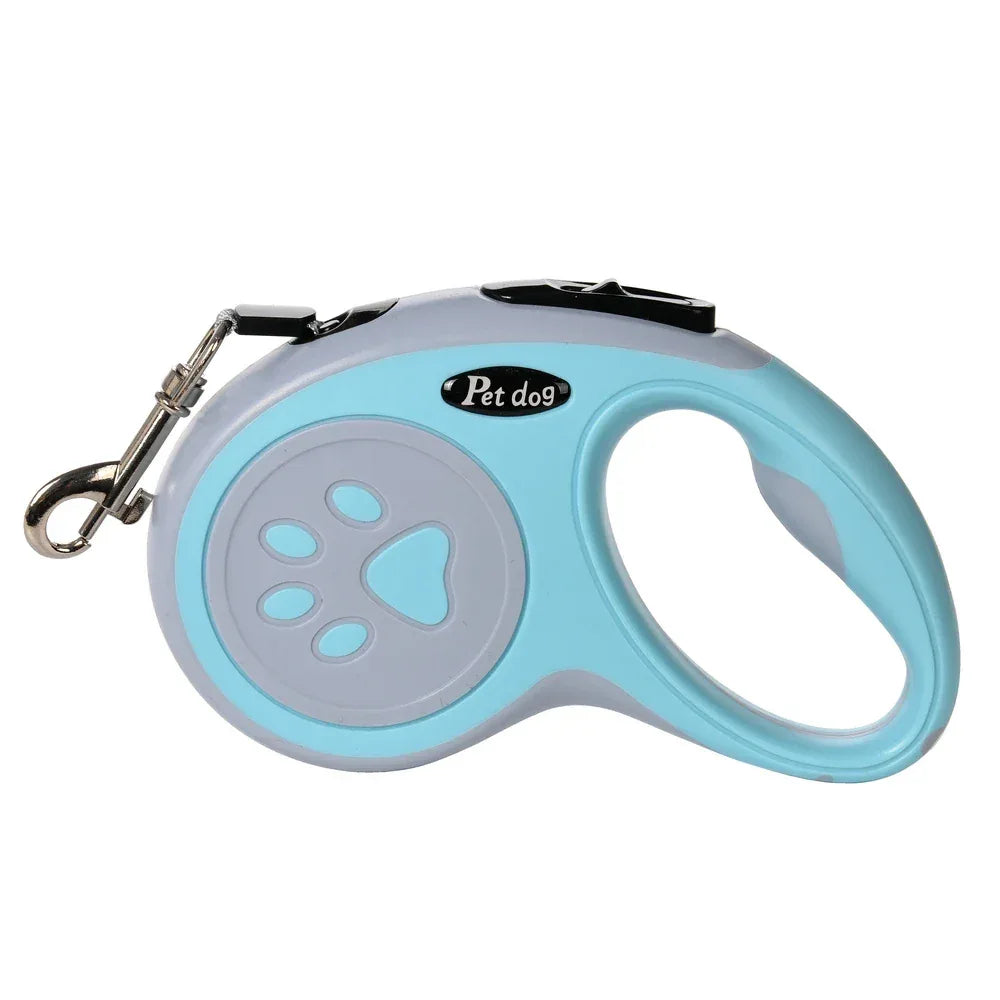 Intrekbare nylon riem met snelsluiting voor kleine middelgrote honden en katten in stijlvolle prints - Ruffy