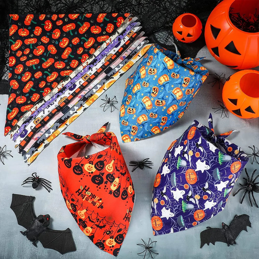 20-delige hondenbandana-set Halloween-ontwerpen Duurzaam polyester Verstelbare pasvorm - Ruffy