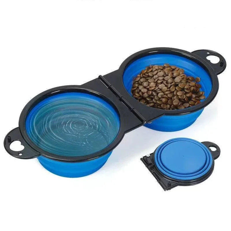 2-in-1 Opvouwbare Hondenkom – Draagbare Voedsel- en Waterkom voor Reizen - Ruffy