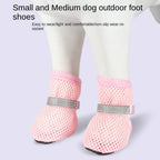 Reflecterende hondenschoenen met antislipzool Comfortabel katoen voor bescherming van de poten bij alle weersomstandigheden - Ruffy