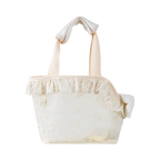 Lichtgewicht nylon bloemendraagtas met kussen voor kleine honden tot 5 kg ademend ontwerp - Ruffy