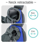 Ademende lichtgewicht Pet Sling Drager met Verstelbare Riem Veilig Ontwerp voor Kleine Honden en Katten - Ruffy