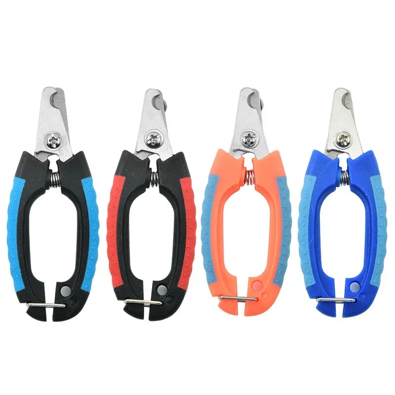 Ergonomische roestvrijstalen nagelknipper met veiligheidsstop voor het nauwkeurig verzorgen van honden en katten - Ruffy