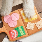 Interactieve snuffelmat voor honden Pluche opvouwbaar ontwerp voor mentale stimulatie en langzame voeding - Ruffy