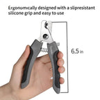 Professionele hondennagelknipper met 3,5 mm roestvrijstalen messen Veiligheidsnagelvijl - Ruffy