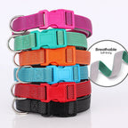 Reflecterende nylon hondenhalsband met verstelbare pasvorm voor kleine tot grote honden Duurzaam en ademend voor nachtelijke wandelingen - Ruffy