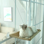 Hangmatbed voor Katten Zonovergoten Comfort Stevig Veilig Ruimtebesparend Ontwerp 55x35cm - Ruffy