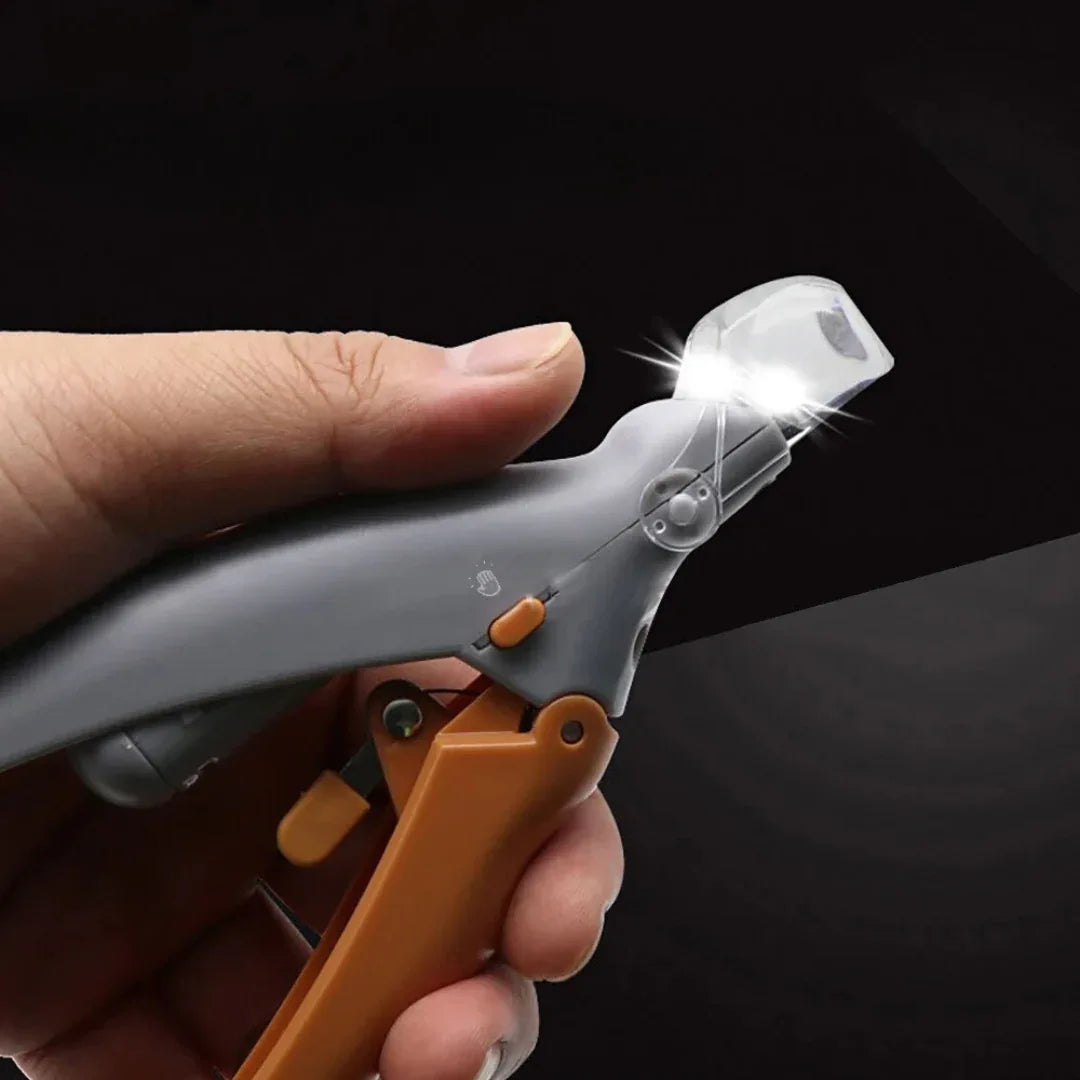 LED Nagelknipper voor Honden & Katten | Roestvrijstalen Messen | Veiligheidsbeugel - Ruffy