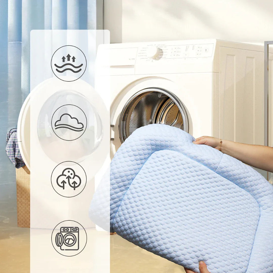 Superzacht Verkoelend Hondenbed met Traagschuim Wasbaar en Ademend Ontwerp - Ruffy