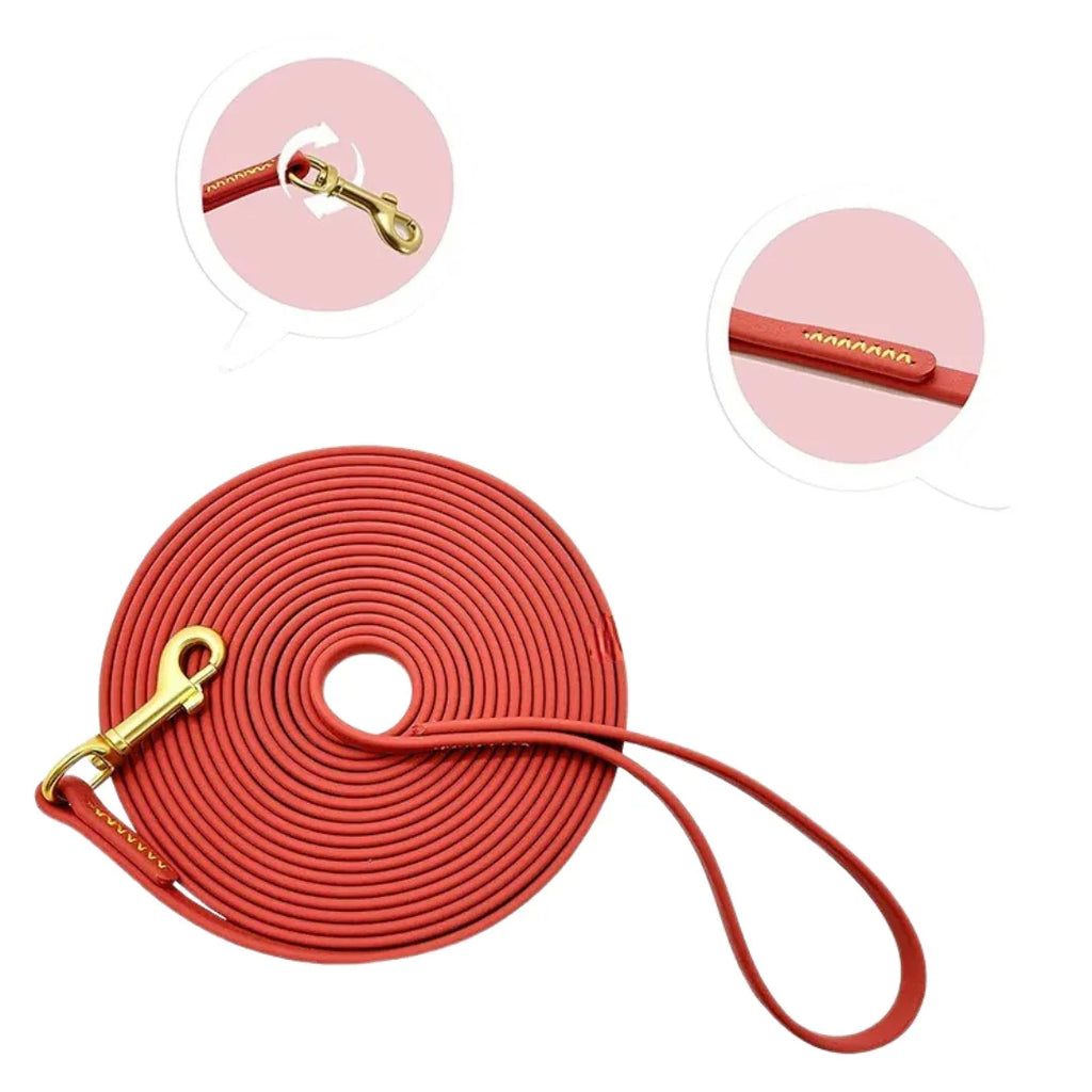 Lange Trainingslijn voor Honden | Waterdicht PVC | Gewatteerde Neopreen Handgreep | 360° Draaibare Clip - Ruffy