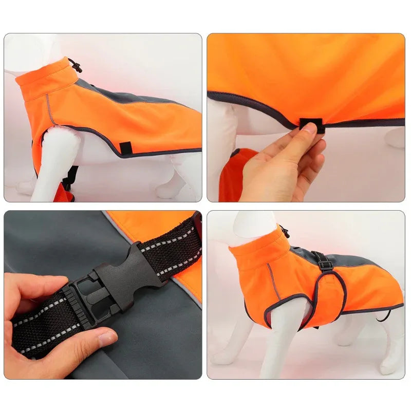 Waterdicht Hondenvest | Reflecterend Ontwerp | Warme Fleece Voering - Ruffy
