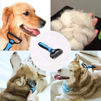 Honden Haar Multifunctionele Verzorgings Borstel - Ruffy