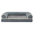 Orthopedisch Hondenkussen | Hoge Ondersteunende Randen | Memory Foam | Wasbare Hoes - Ruffy