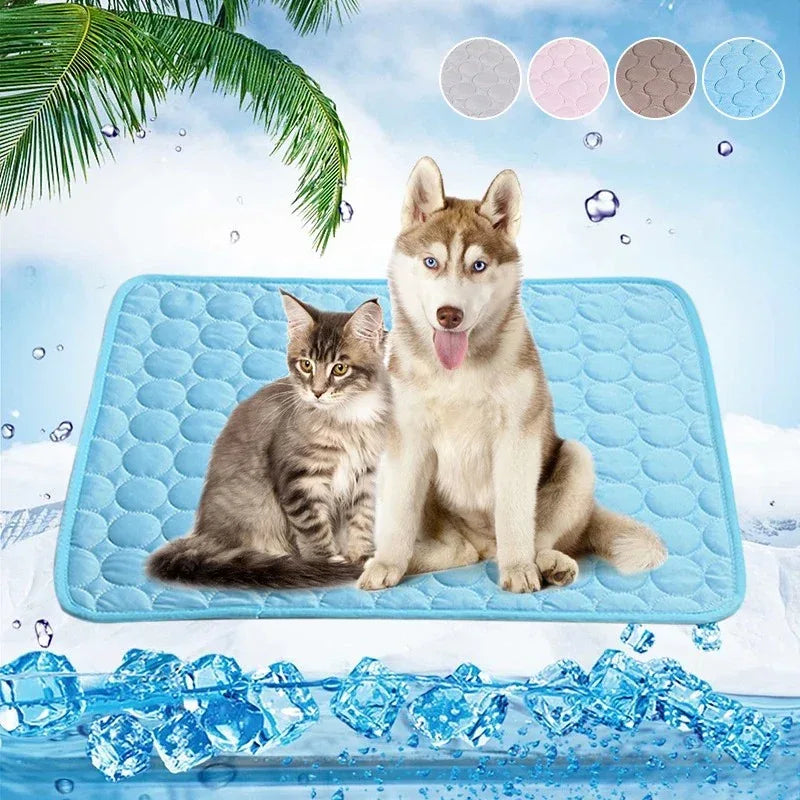 Zelfkoelende mat voor honden en katten Draagbare, niet-giftige zomerkoelmat Gemakkelijk schoon te maken Meerdere maten - Ruffy