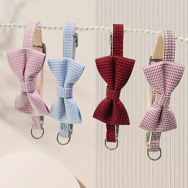 Elegante verstelbare kattenhalsband met vlinderdas voor speciale gelegenheden en dagelijks gebruik - Ruffy