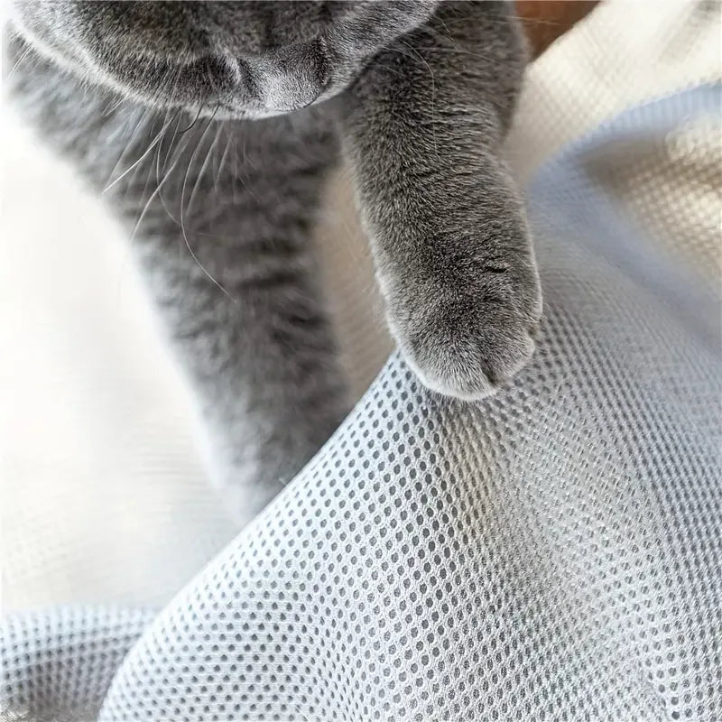 Verhoogde Slaapbank voor Katten Verkoelend Comfort Afneembaar Ontwerp Stijlvol 43x43x24cm - Ruffy
