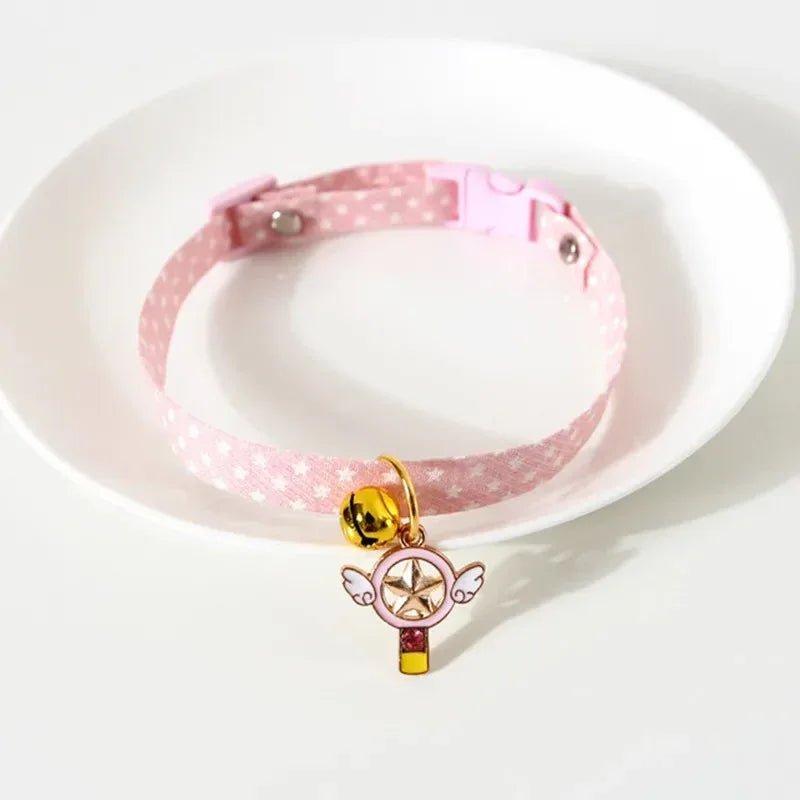Verstelbare kattenhalsband met snelsluiting en ingebouwde bel – leuk en duurzaam fluwelen ontwerp - Ruffy
