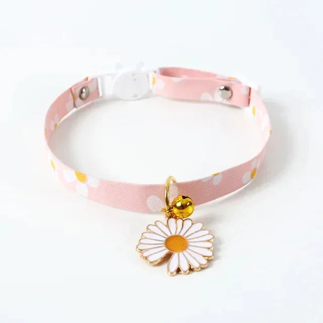 Verstelbare kattenhalsband met snelsluiting en ingebouwde bel – leuk en duurzaam fluwelen ontwerp - Ruffy