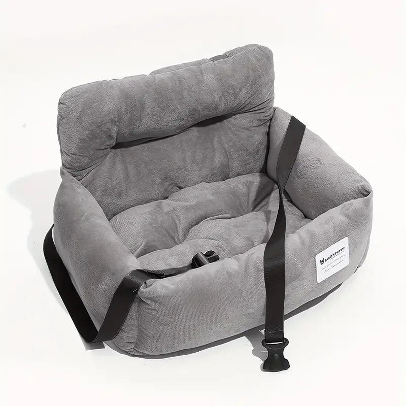 Pluche Honden Autostoelverhoger Comfortabel en Veilig met Machinewasbare Hoes - Ruffy