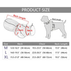 Waterdichte Winterjas Voor Grote Honden Warm Gewatteerd Reflecterend Volledige Dekking Machinewasbaar - Ruffy