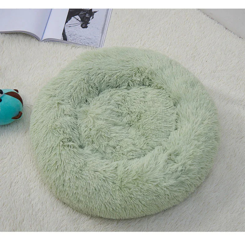 Donut Kattenbed Pluche Comfort Ondersteunend Design Machinewasbaar Beschikbaar in XS tot XL - Ruffy