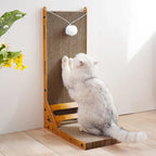 L-Vormige Muurkrabplank voor Katten Duurzaam Ruimtebesparend Gezond Krabgedrag 60x25x40cm - Ruffy