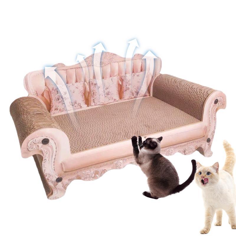 Katten Krab-Loungebank Stijlvol Duurzaam Gezond Kraboppervlak Beschermt Meubels 60x24x30cm - Ruffy