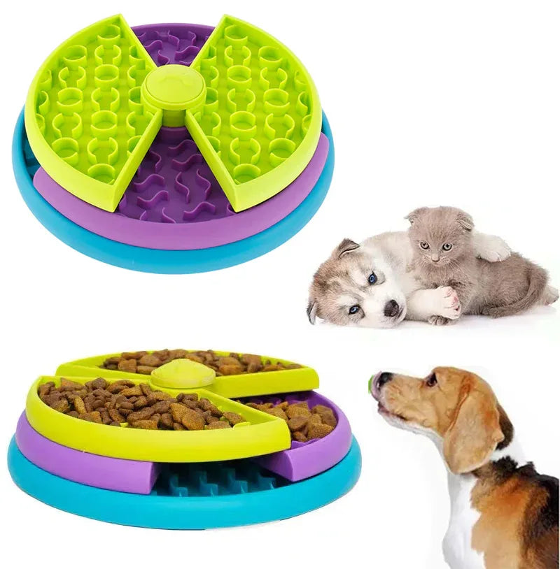 3 Lagen Puzzel Langzame Voerbak voor Honden - Ruffy