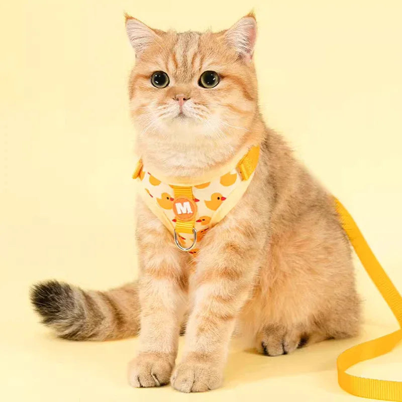 Schattig Cartoon Eend Borsttuig voor Kleine Honden Verstelbaar en Comfortabel - Ruffy