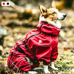 Waterdichte Honden Regenjas Jumpsuit Reflecterend Verstelbare Pasvorm Beschikbaar in S tot 5XL - Ruffy