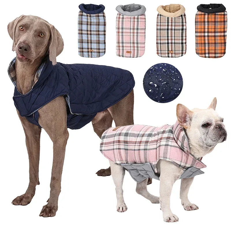 Winter Hondenjas Omkeerbaar Waterdicht - Ruffy