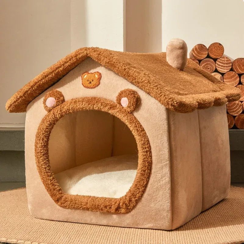 Kattenhuis Pluche Comfort Ruim Duurzaam Elegant Ontwerp Gemakkelijk Schoon te Maken 45x40x45cm - Ruffy