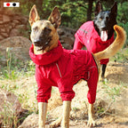 Waterdichte Honden Regenjas Jumpsuit Reflecterend Verstelbare Pasvorm Beschikbaar in S tot 5XL - Ruffy