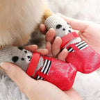 Waterdichte Anti-Slip Pet Boots Verstelbaar Trekkoord Bescherming Tegen Weersomstandigheden Ideaal Voor Kleine Huisdieren - Ruffy