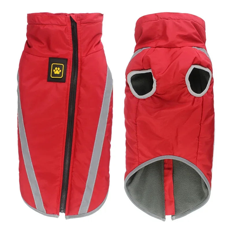 Waterdicht Fleece Honden Winterjas - Ruffy