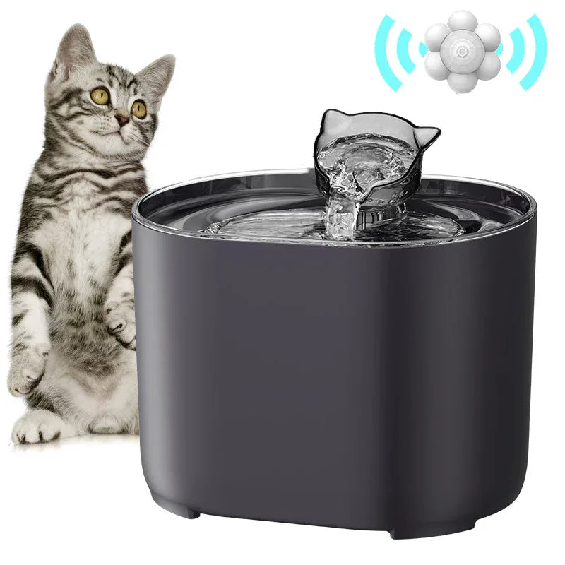 USB Elektrische Kattenwaterfontein Met Autofilter Geluidloos Recirculerend Water Verbeterde Hydratatie Hygiëne - Ruffy