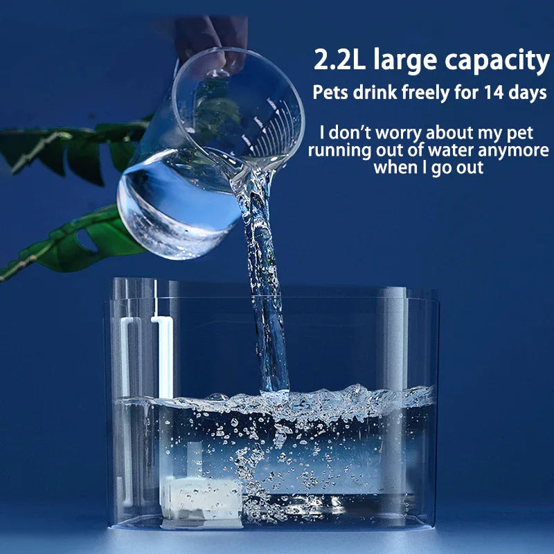 USB Elektrische Kattenwaterfontein Met Autofilter Geluidloos Recirculerend Water Verbeterde Hydratatie Hygiëne - Ruffy