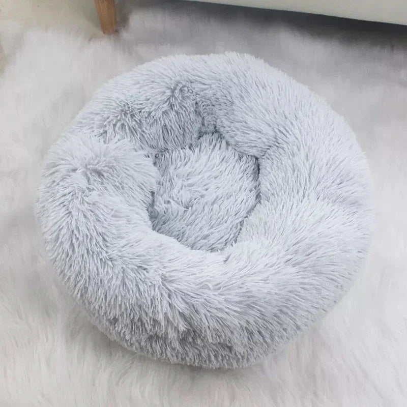 Donut Kattenbed Pluche Comfort Ondersteunend Design Machinewasbaar Beschikbaar in XS tot XL - Ruffy
