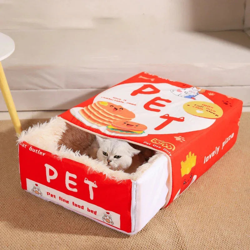 Snackbox Pluche Kattenbed - Ruffy