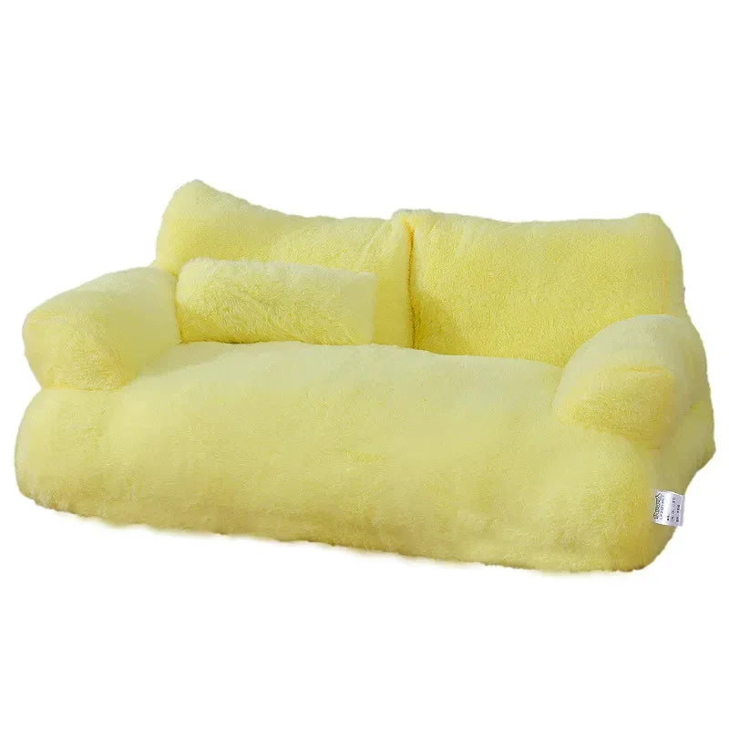Luxe Kattenbed Sofa-Design Pluche Comfort Duurzaam Machinewasbaar Beschikbaar in S en L - Ruffy
