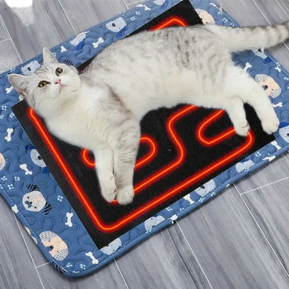 Verwarmings Mat Voor huisdieren Met USB-aansluiting - Ruffy