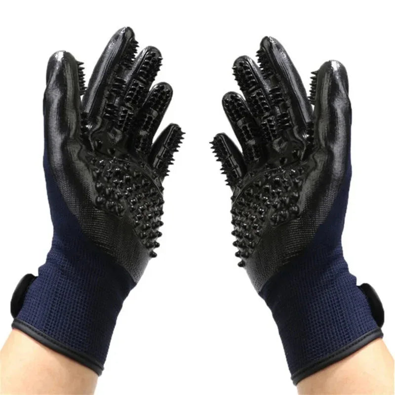 borstel handschoenen van Silicone Voor honden - Ruffy