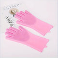 Silicone Badhandschoenen voor Honden Massage en Verzorging Vachtontharing Stressvrij Baden - Ruffy